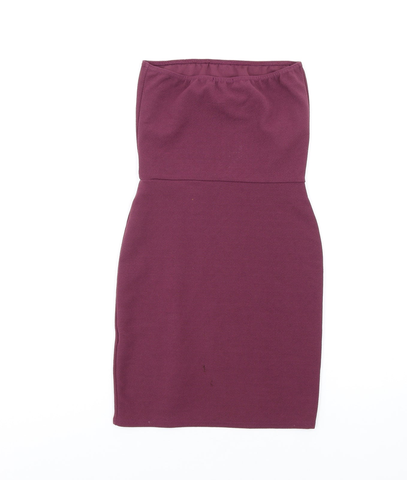 prettylitt Womens Purple Polyester Bodycon Size 8 Square Neck Pullover