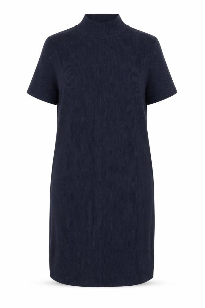 Marks & Spencer Womens Blue Polyester A-Line Size 16 Mock Neck Pullover