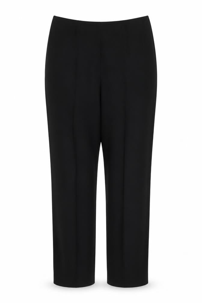 Minuet Womens Black Polyester Trousers Size 14 L30 in Regular Zip