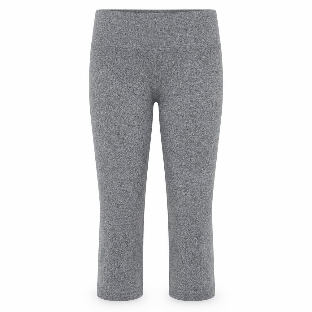 USA Pro Womens Grey Polyamide Capri Leggings Size 8 L16 in Regular