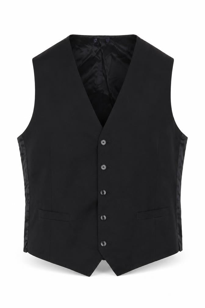 Marks & Spencer Mens Black Polyester Jacket Suit Jacket Size 44 Regular