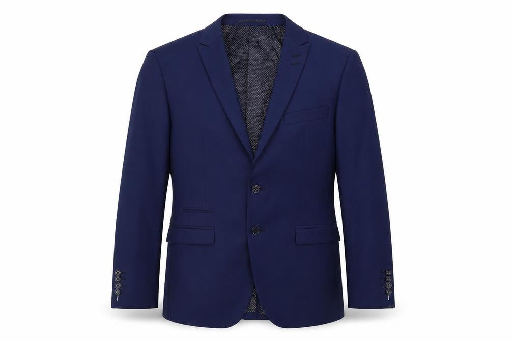 Skopes Mens Blue Polyester Jacket Suit Jacket Size 38 Regular