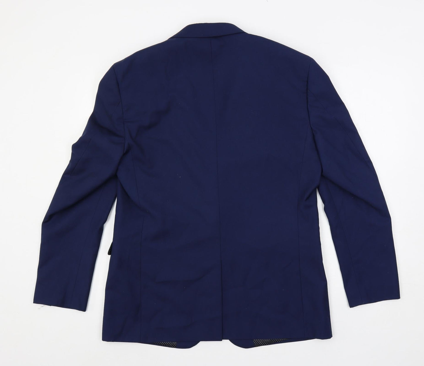 Skopes Mens Blue Polyester Jacket Suit Jacket Size 38 Regular