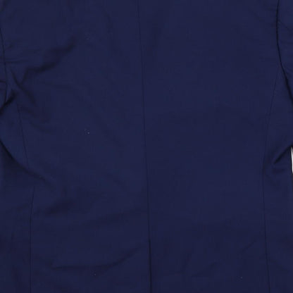 Skopes Mens Blue Polyester Jacket Suit Jacket Size 38 Regular