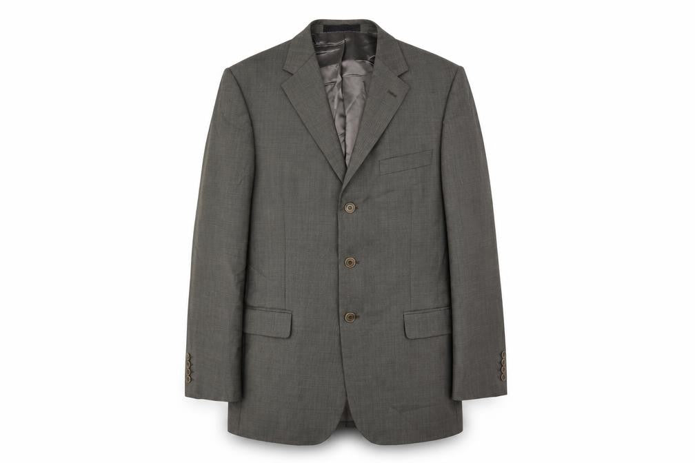 Marks & Spencer Mens Grey Wool Jacket Suit Jacket Size 40 Regular