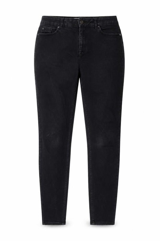 New Look Womens Black Cotton Skinny Jeans Size 8 L29 in Regular Button