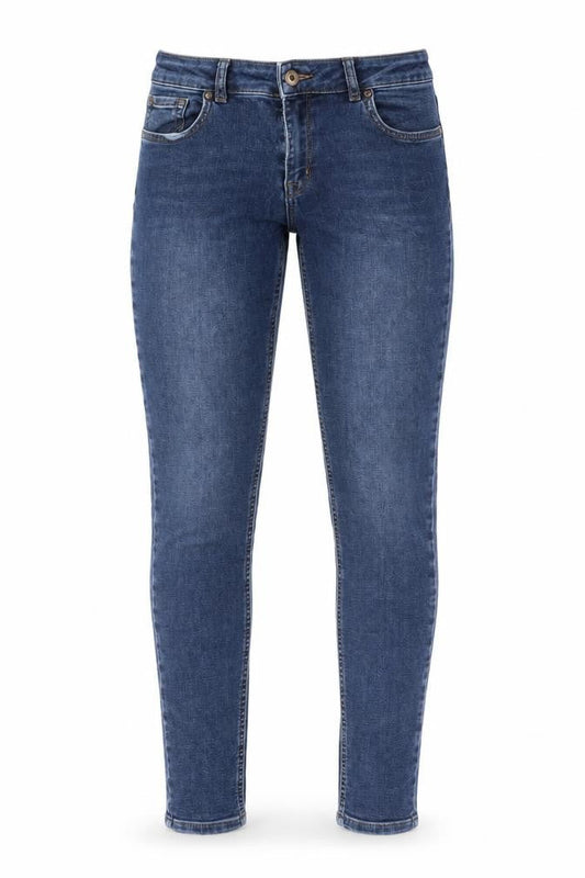 Jack Wills Womens Blue Cotton Skinny Jeans Size 26 in L32 in Regular Button