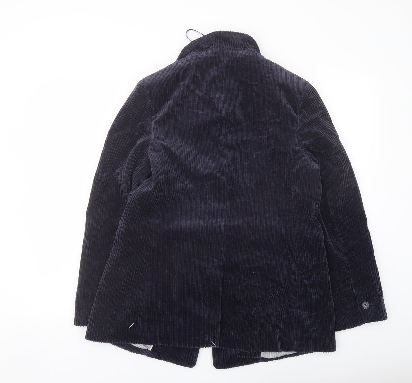 Per Una Womens Blue Jacket Size 10 Button
