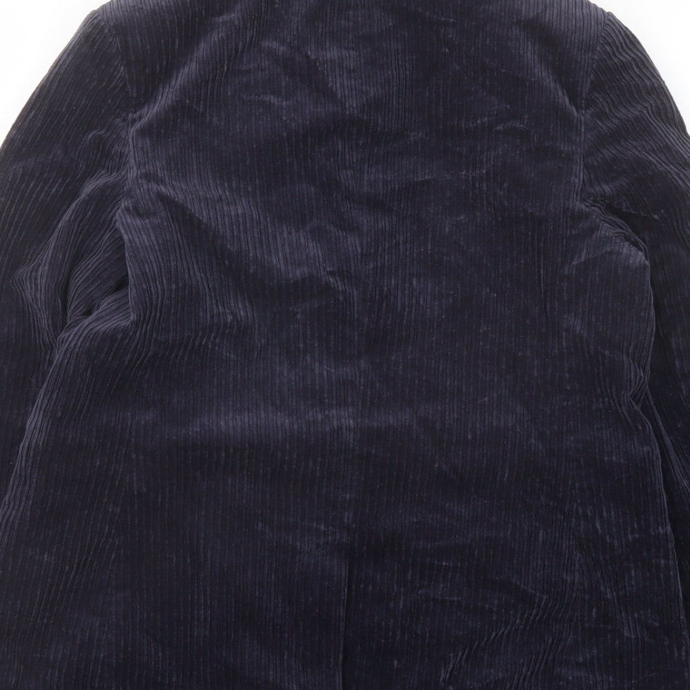 Per Una Womens Blue Jacket Size 10 Button