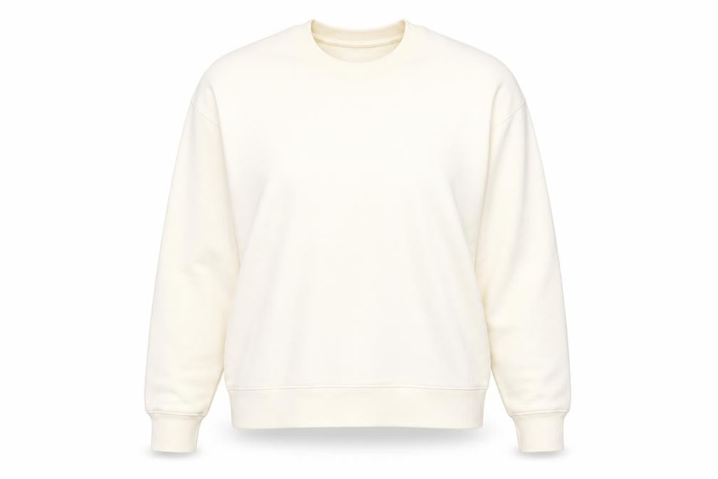 Zara Womens Ivory Polyester Pullover Sweatshirt Size L Pullover