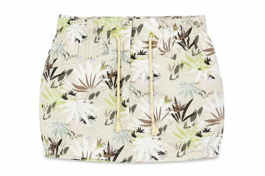 Combat Womens Multicoloured Geometric Cotton Mini Skirt Size 8 Zip