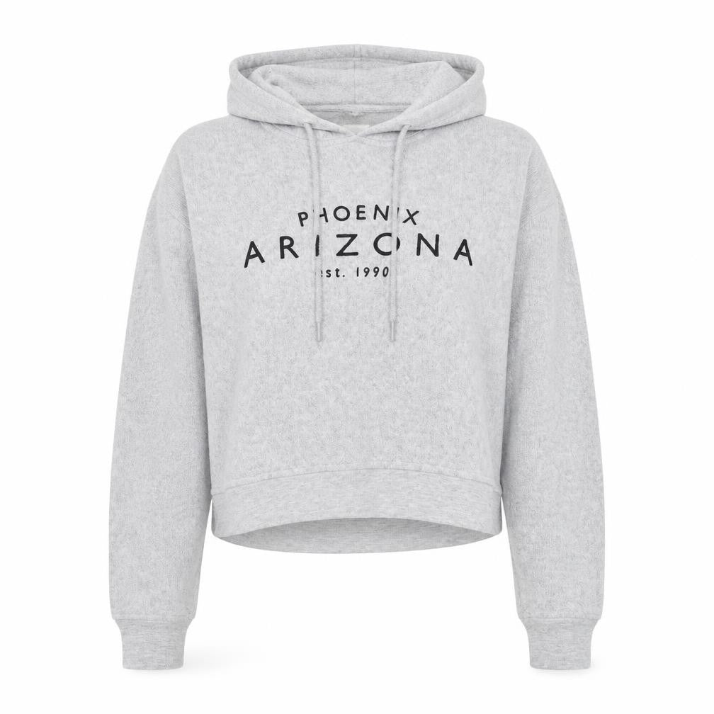 Topshop Womens Grey Polyester Pullover Hoodie Size 8 Pullover - Arizona
