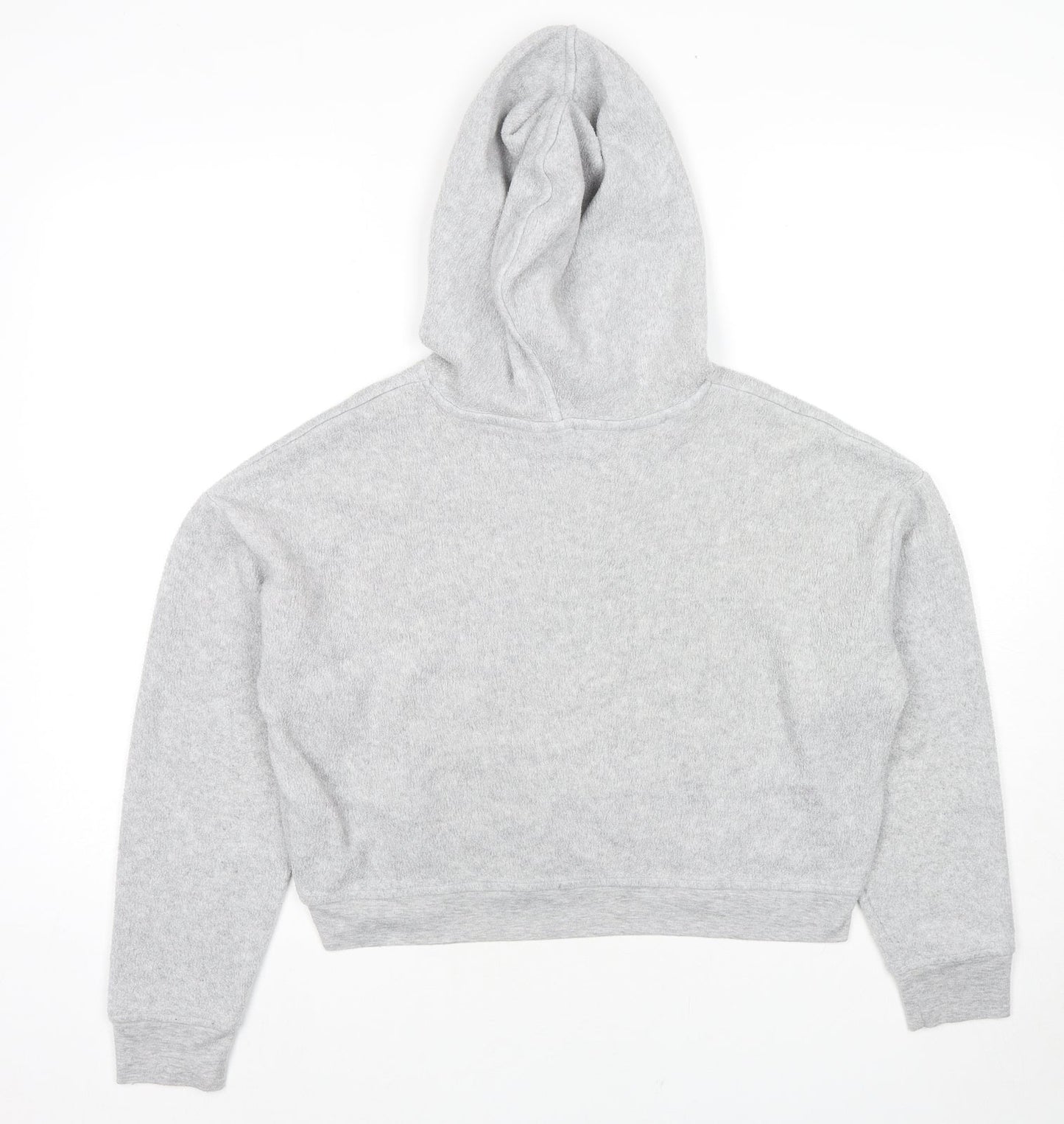 Topshop Womens Grey Polyester Pullover Hoodie Size 8 Pullover - Arizona