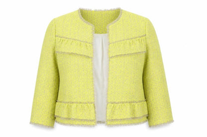 River Island Womens Yellow Jacket Blazer Size 10