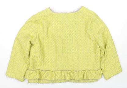 River Island Womens Yellow Jacket Blazer Size 10