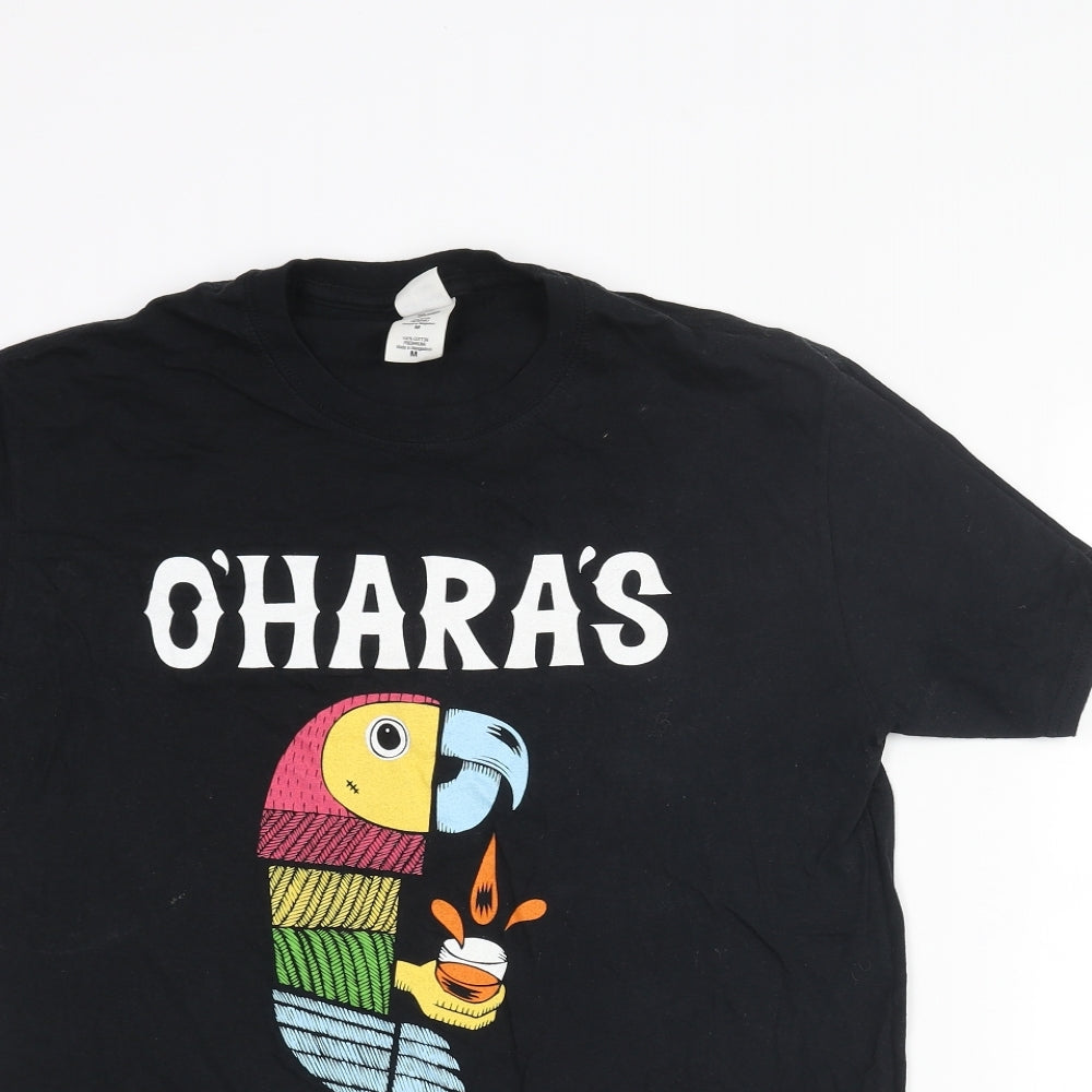 Gildan Mens Black Cotton T-Shirt Size L Crew Neck - O'Hara's Spiced Rum Cocktail Recipe