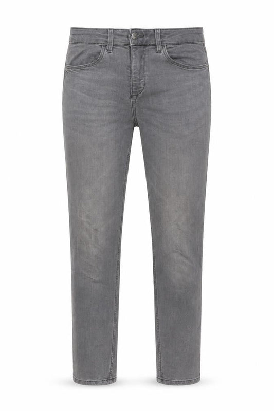 Divided by H&M Womens Grey Cotton Skinny Jeans Size 10 L28 in Regular Zip - Pockets