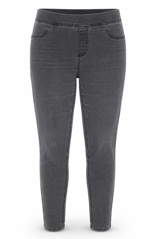 Warehouse Womens Grey Cotton Jegging Jeans Size 12 L28 in Regular