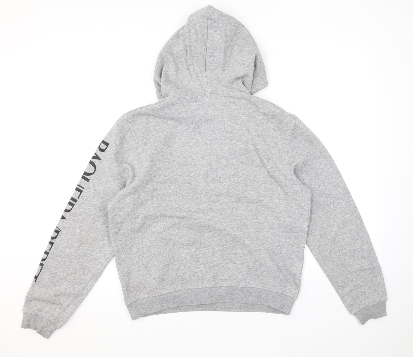 Roly Mens Grey Polyester Pullover Hoodie Size XS