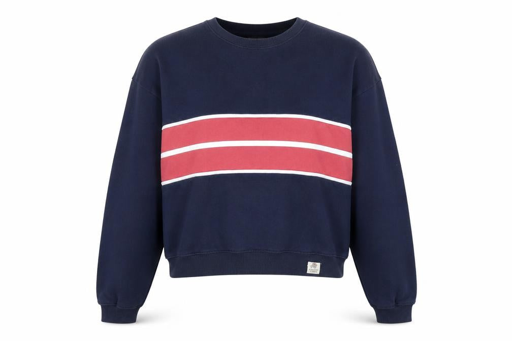 Pull&Bear Womens Blue Cotton Pullover Sweatshirt Size S Pullover