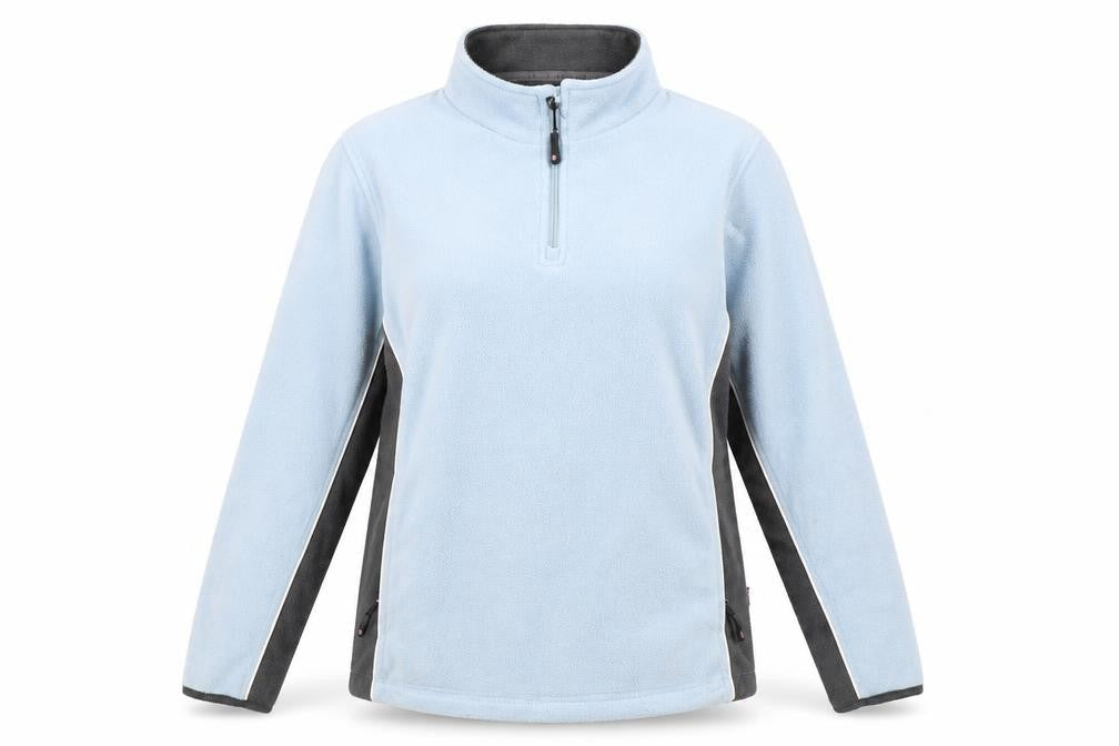 Rock Ice Womens Blue Polyester Pullover Sweatshirt Size 12 Zip