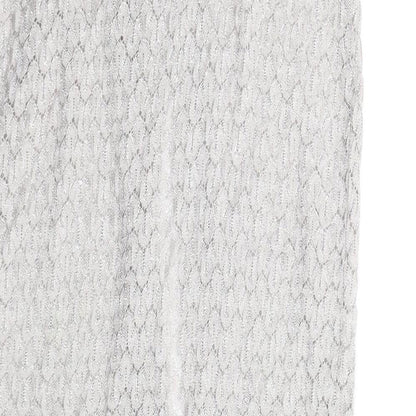 River Island Womens Grey Polyamide Basic Tank Size 12 Round Neck
