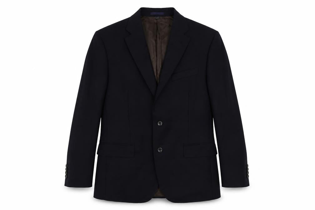 Marks & Spencer Mens Blue Wool Jacket Suit Jacket Size 42 Regular