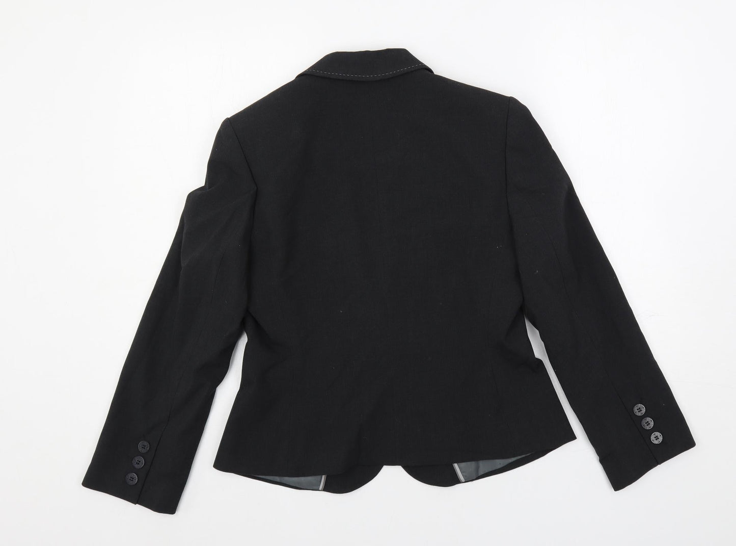 Marks and Spencer Womens Grey Jacket Blazer Size 12 Button