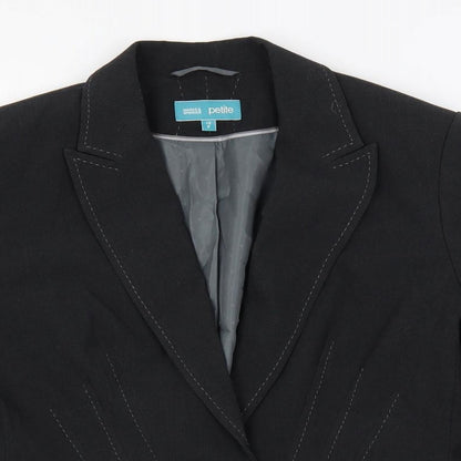 Marks & Spencer Womens Grey Jacket Blazer Size 12 Button