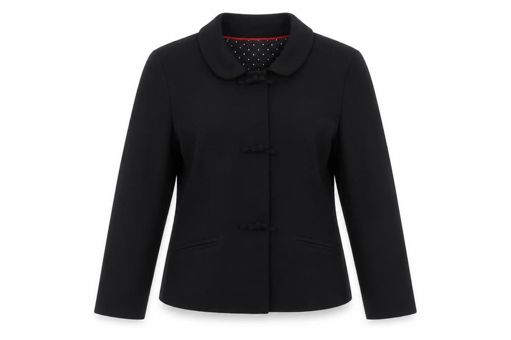 Marks & Spencer Womens Black 3-in-1 Jacket Jacket Size 14 Snap