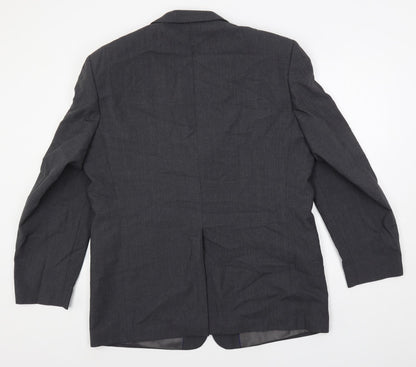 Next Mens Grey Wool Jacket Suit Jacket Size 44 Regular