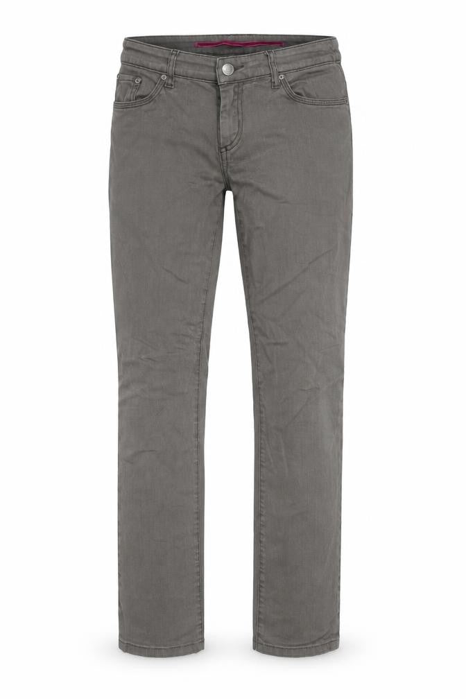 Sportmax Womens Grey Cotton Straight Jeans Size 30 in L29 in Regular Zip