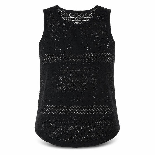 NEXT Womens Black Polyester Camisole Blouse Size 10 Round Neck