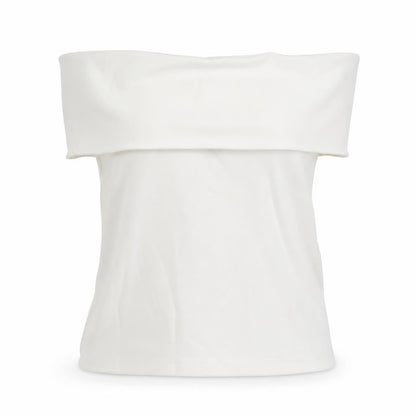 Zara Womens White Polyester Basic Blouse Size S Square Neck