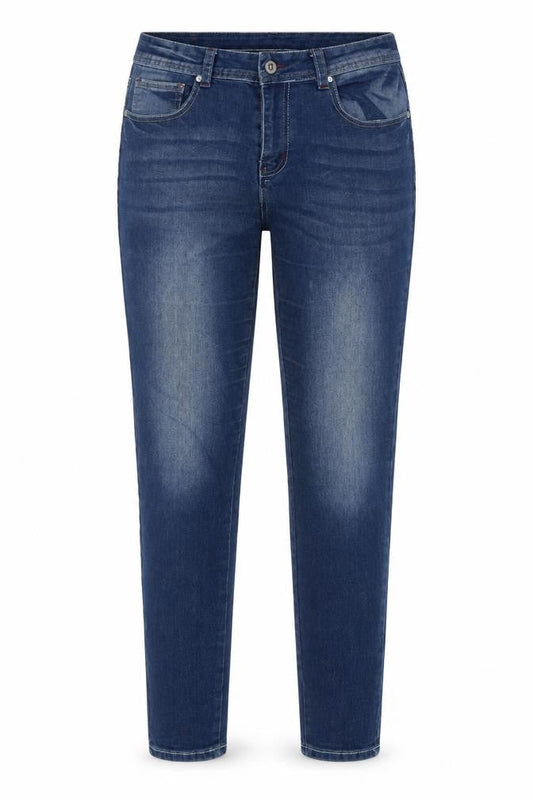 Be-Girl Womens Blue Cotton Skinny Jeans Size 30 in L29 in Regular Button