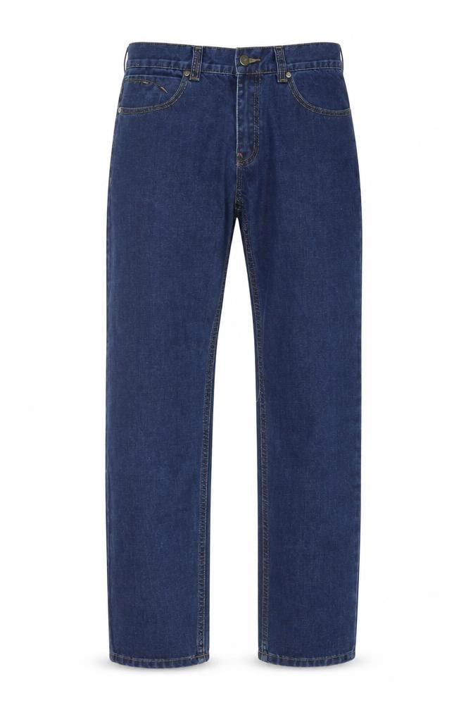 SCG Mens Blue Cotton Straight Jeans Size 30 in L30 in Regular Button
