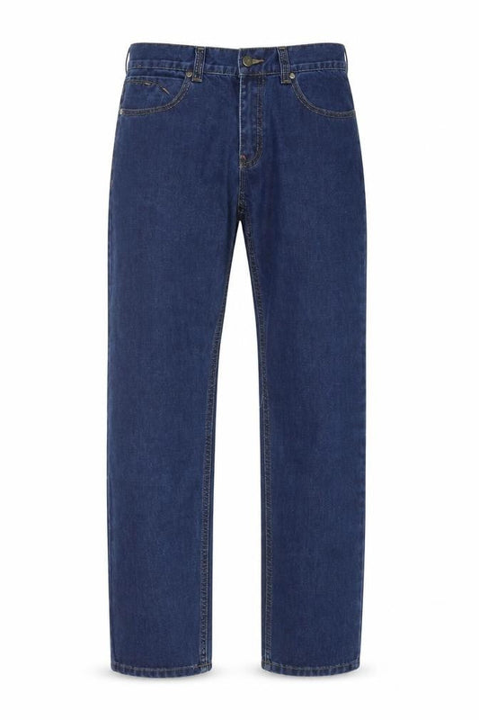 SCG Mens Blue Cotton Straight Jeans Size 30 in L30 in Regular Button