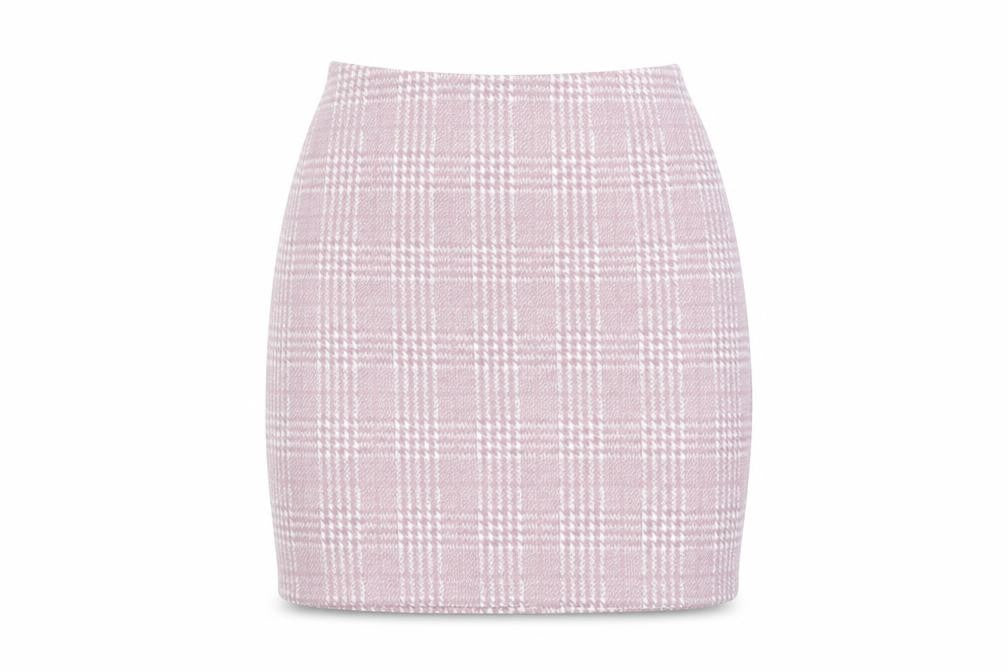 ASOS Womens Purple Plaid Polyester Mini Skirt Size 6