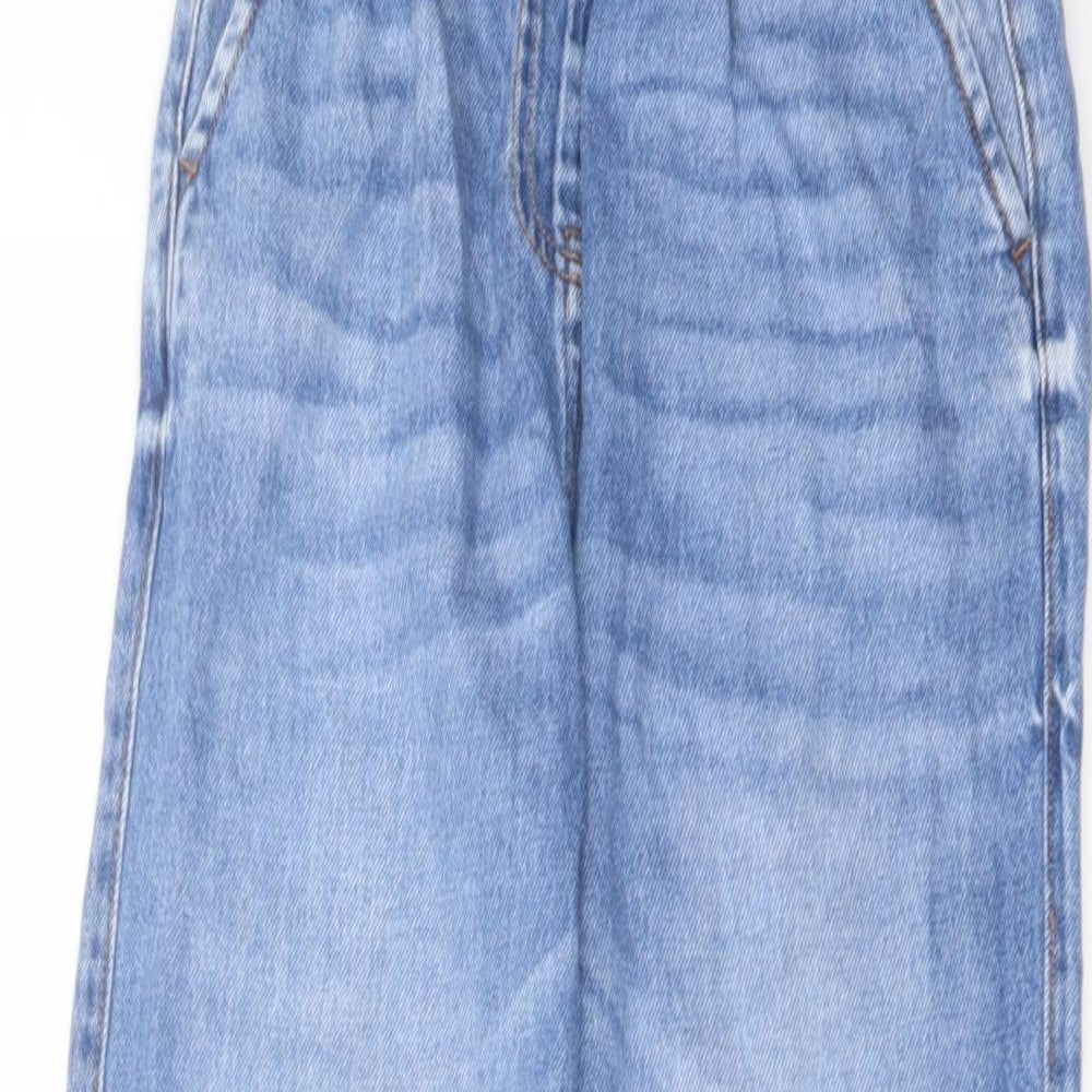 NEXT Boys Blue Cotton Tapered Jeans Size 9 Months Regular Pullover
