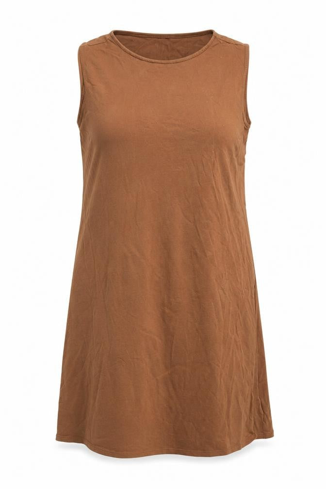 H&M Womens Brown Cotton A-Line Size L Round Neck Pullover