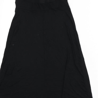 Next Womens Black Viscose A-Line Size 10 Off the Shoulder Pullover