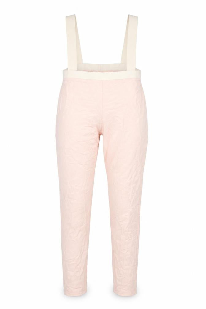 PRETTYLITTLETHING Womens Pink Viscose Capri Leggings Size 10 L23 in - Suspenders