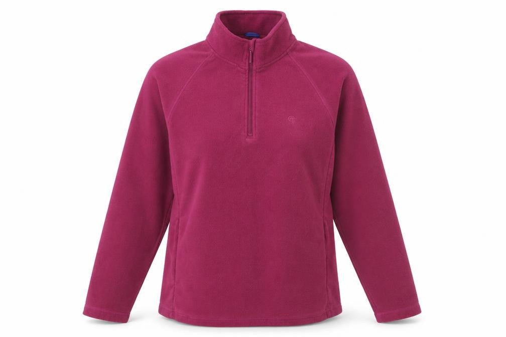 Cotton Traders Womens Pink Polyester Pullover Sweatshirt Size M Pullover - Pockets