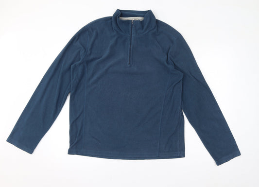 Headland Womens Blue Polyester Pullover Sweatshirt Size 12 Pullover