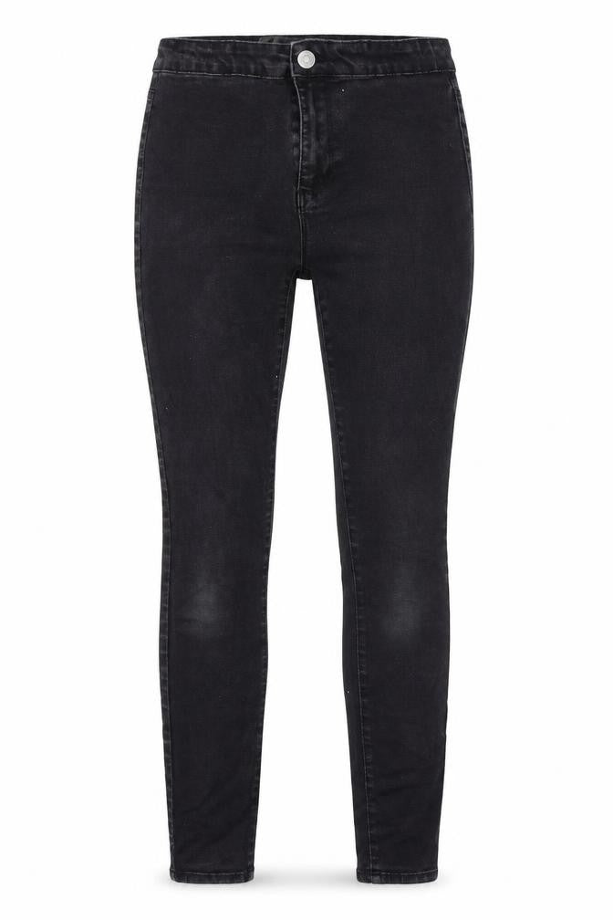 Denim & Co. Womens Black Cotton Skinny Jeans Size 10 L30 in Regular Zip