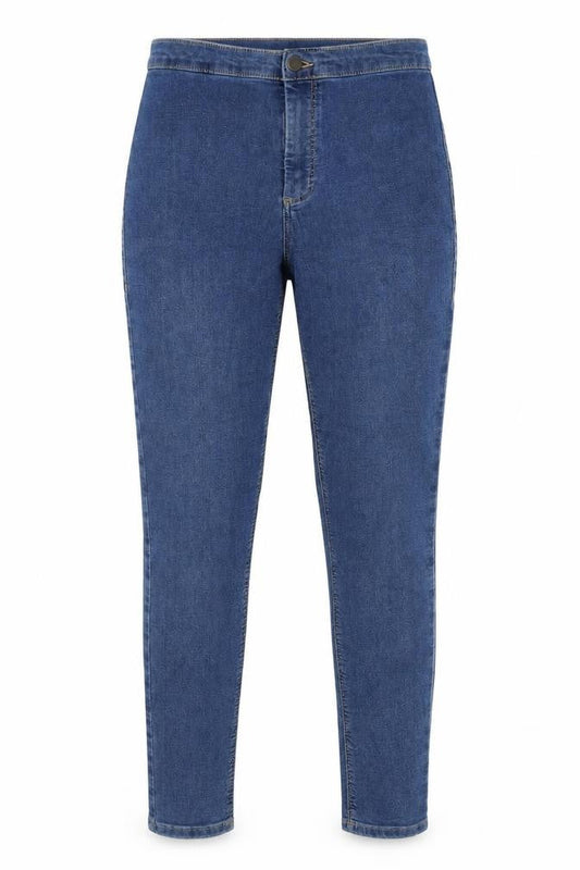 Topshop Womens Blue Cotton Jegging Jeans Size 33 in L32 in Regular Zip