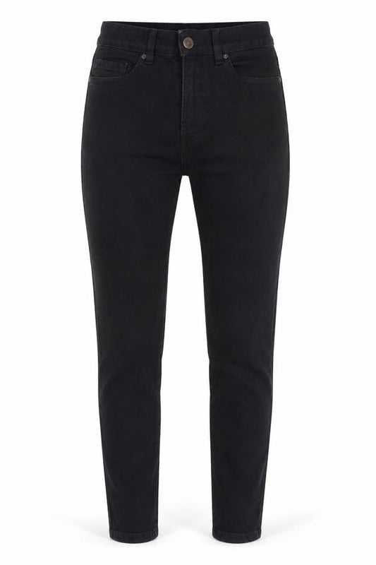 365 Denim Womens Black Cotton Skinny Jeans Size 8 L26 in Regular Zip