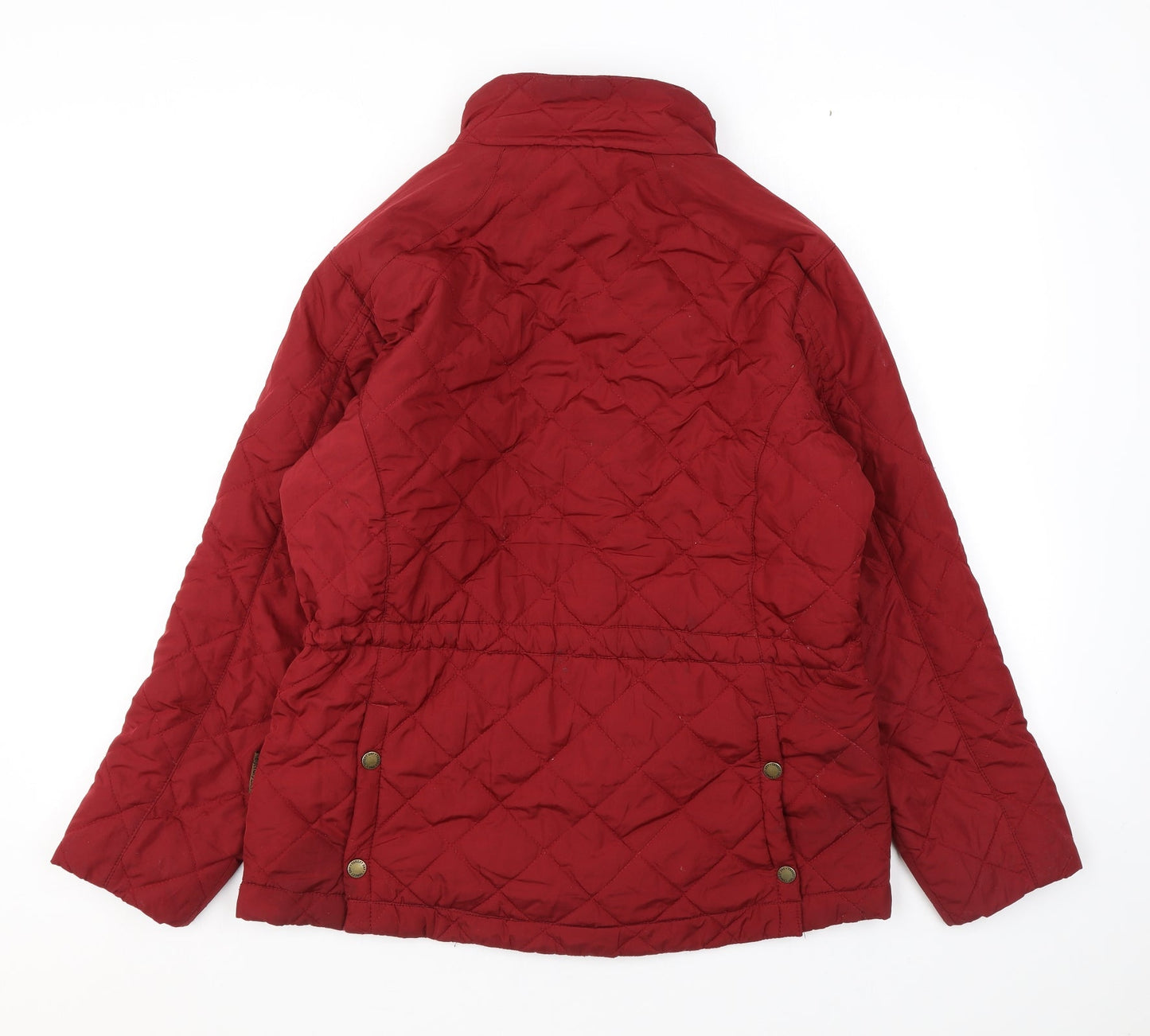 Target Dry Womens Red Quilted Jacket Size XS Zip