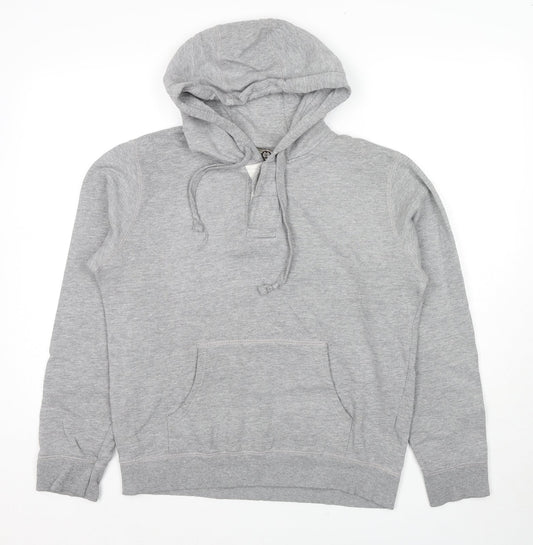 Burton Mens Grey Cotton Pullover Hoodie Size M