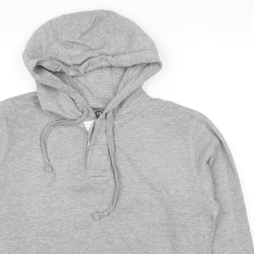 Burton Mens Grey Cotton Pullover Hoodie Size M